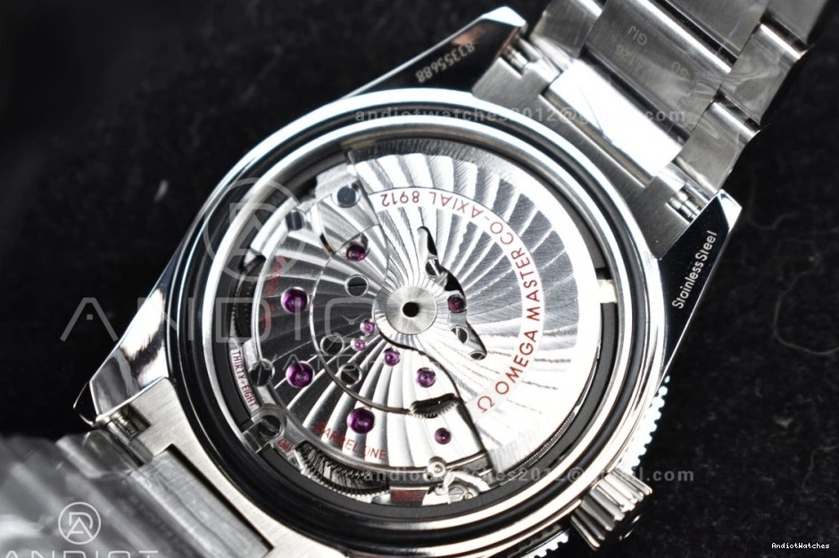 300 on 1060 Tailored A8912 Dial Heritage SS Seamaster Clone VSF Black Super Best 1:1 Edition Bracelet 0503